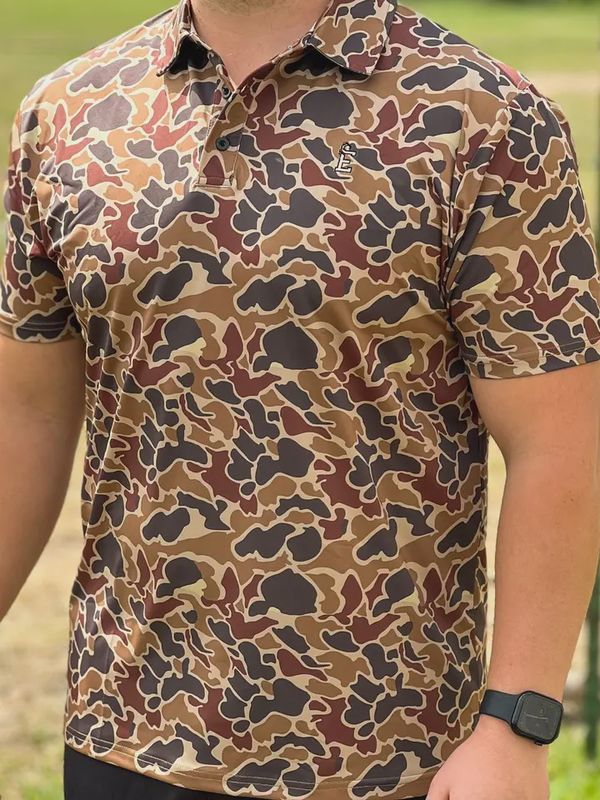 Duck Camo Golf Polo