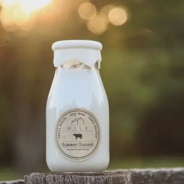 Milk Bottle Candle 13 oz
