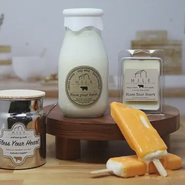 Milk Bottle Candle 13 oz, Fragrance: Bless Your Heart