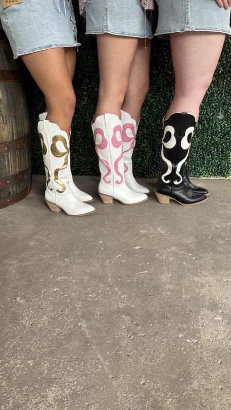 Western Bow Boots