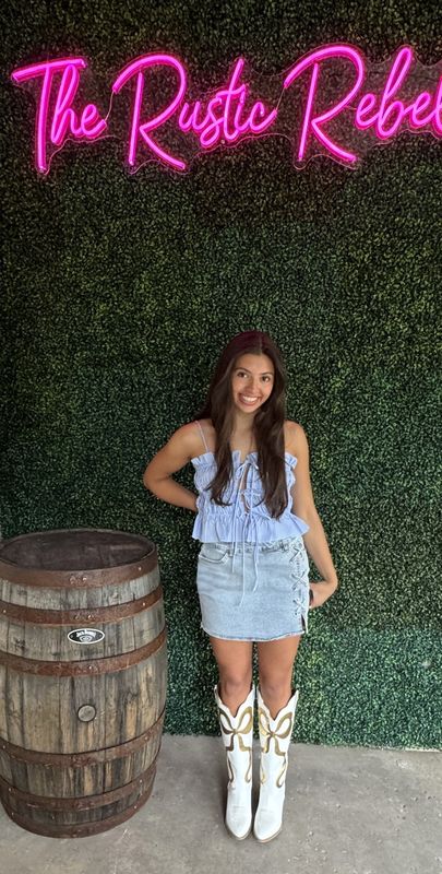 Ruffled Smocked Spaghetti Strap Top
