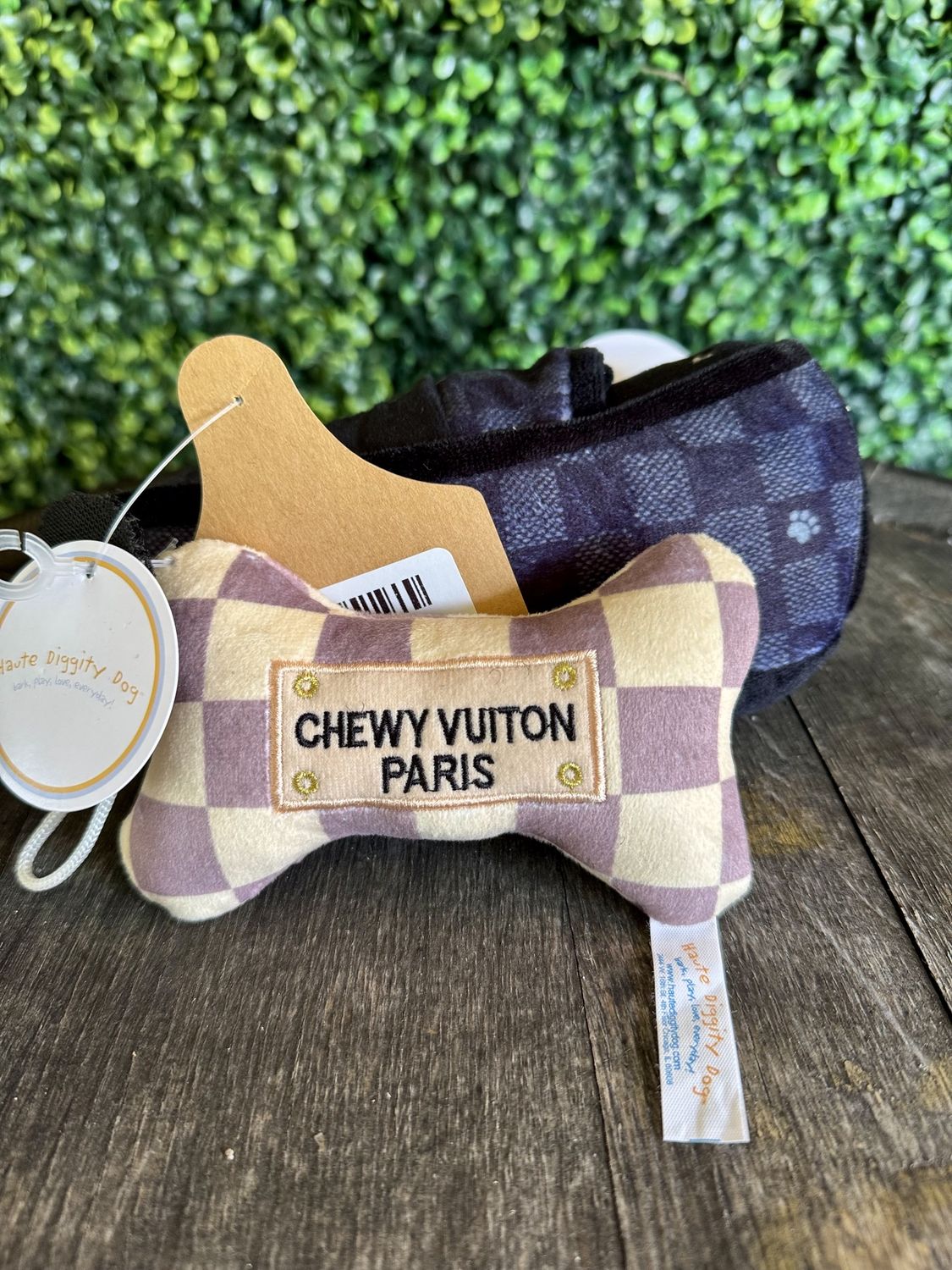 Chewy Vitton Dog Bone, Size: Small
