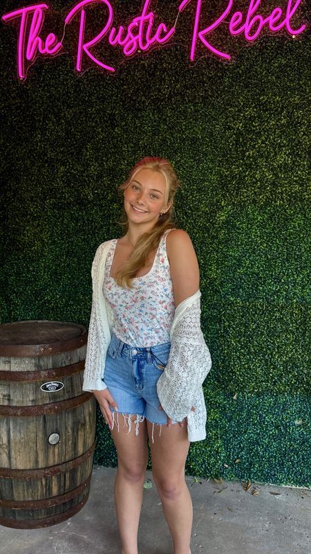 Floral Textured Sleeveless Summer Bodysuit