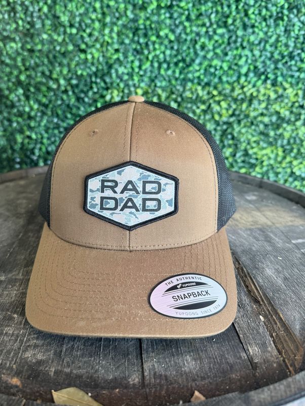 Rad Dad Duck Camo Woven Patch Hat