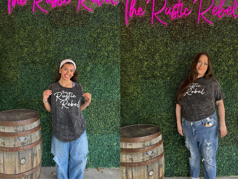 Rustic Rebel Mineral Washed Tshirt