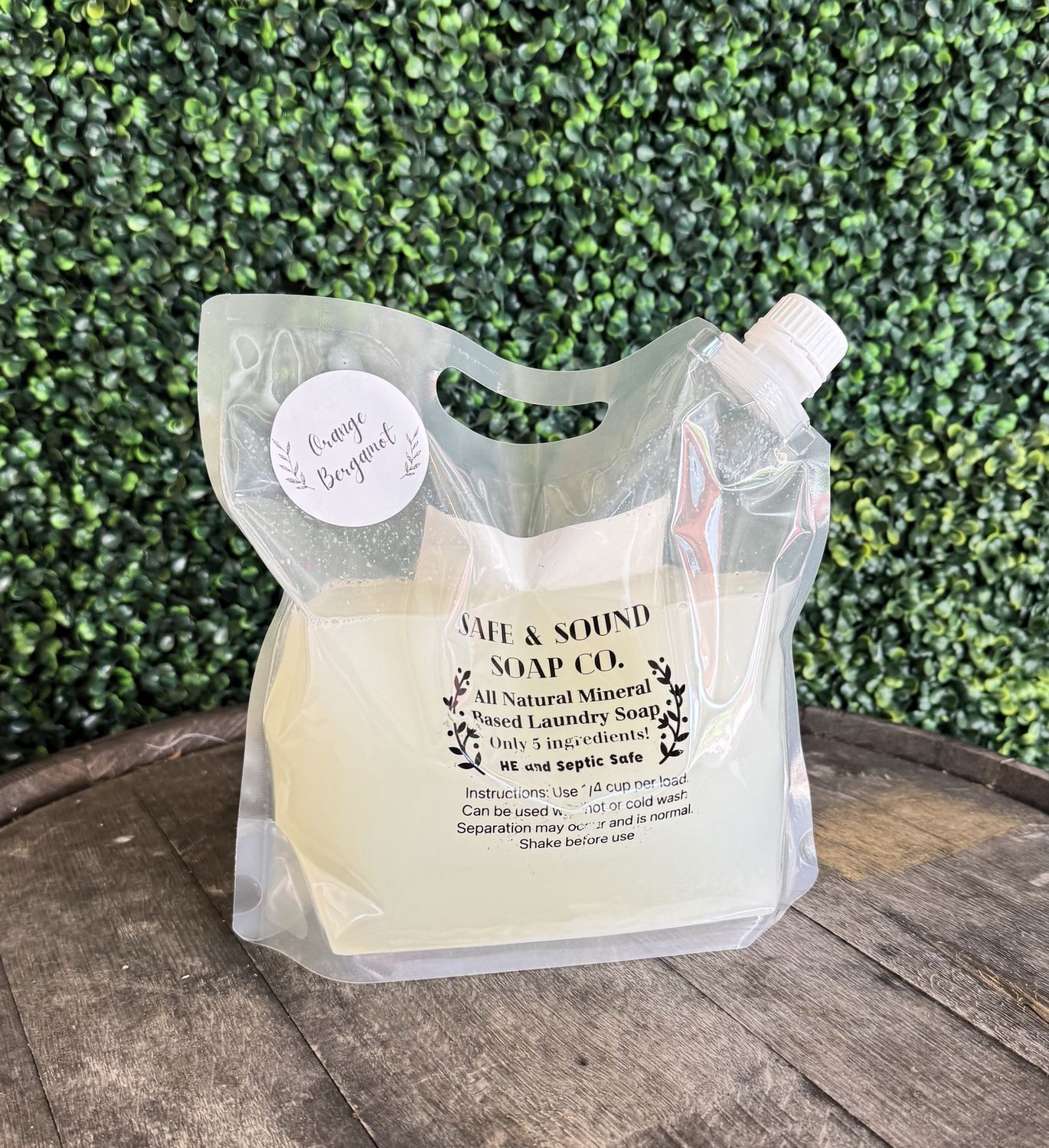 Laundry Soap, Fragrance: Orange Bergamont