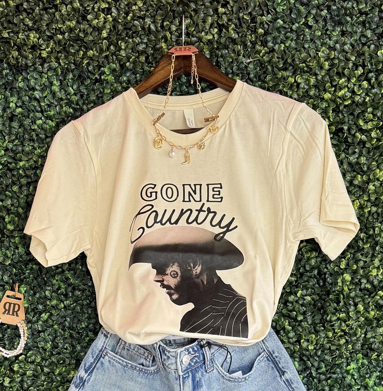 Post Malone Gone Country Western Tee
