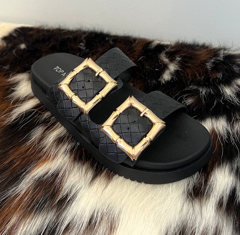Double Buckle Sandals