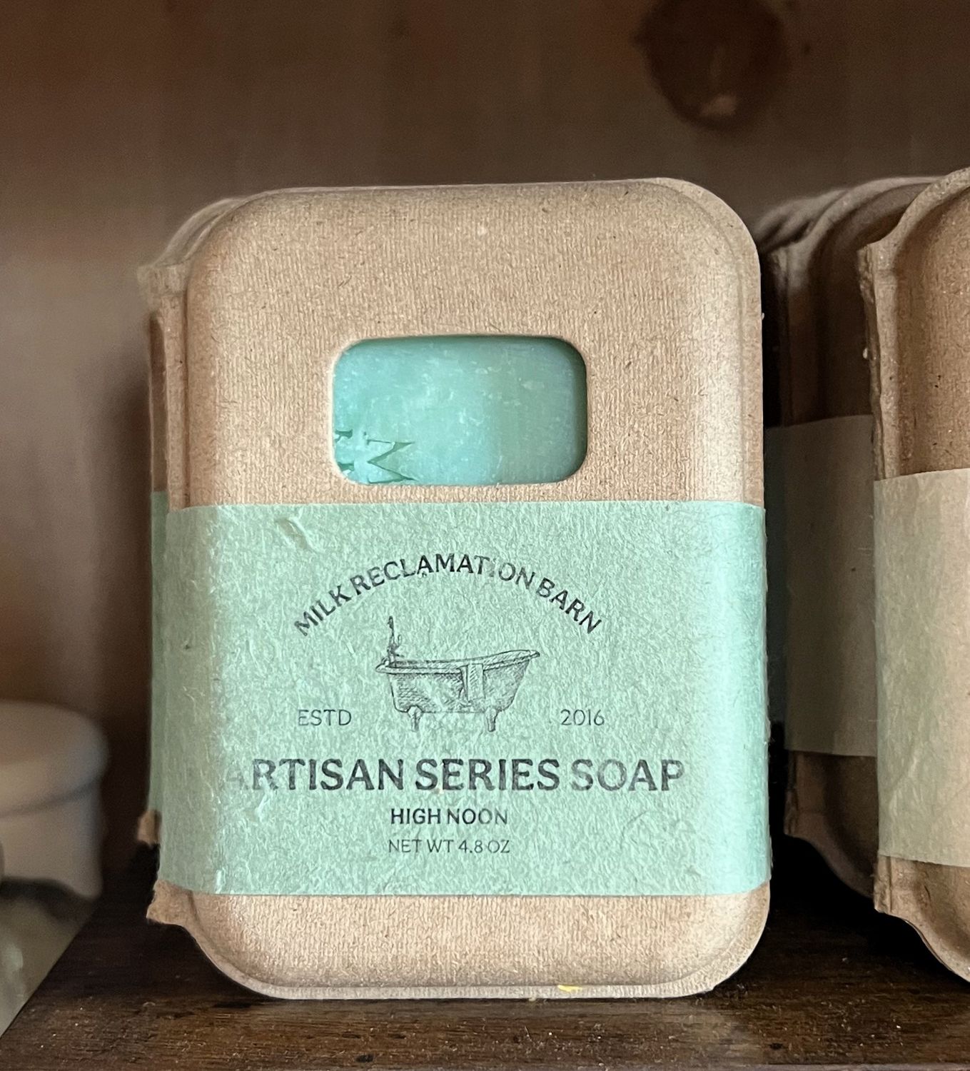 Hand Crafted Bar Soap in Sustainable Packaging, Fragrance: Artisan Series - High Noon