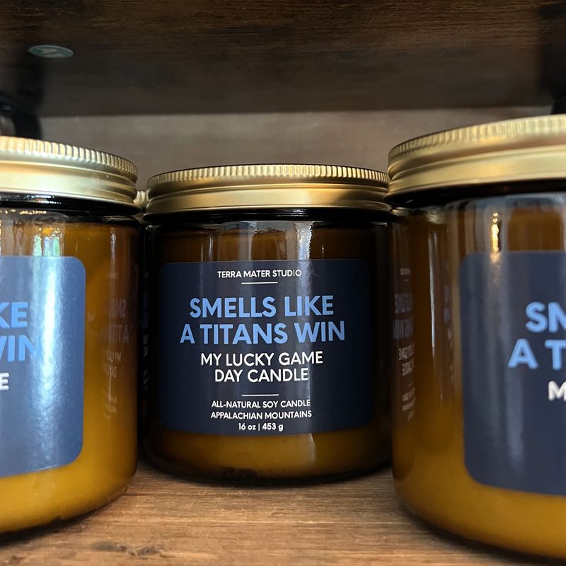 Smells Like A Titans Win | Lucky Game Day Candle