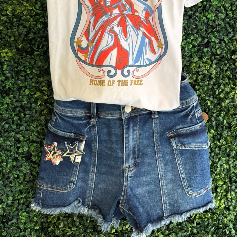 High Rise Cargo Short