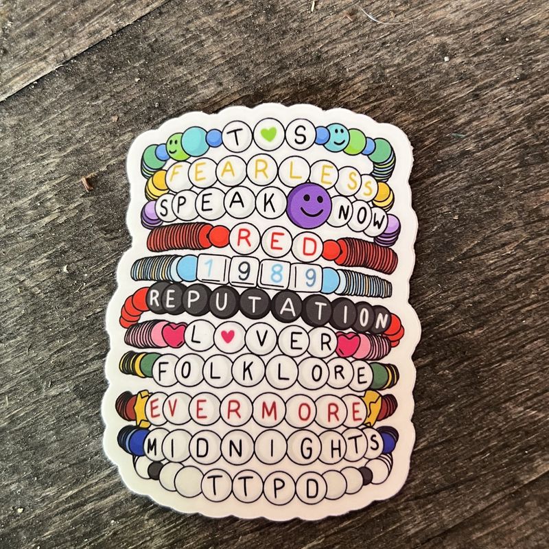 Eras Friendship Bracelets Sticker
