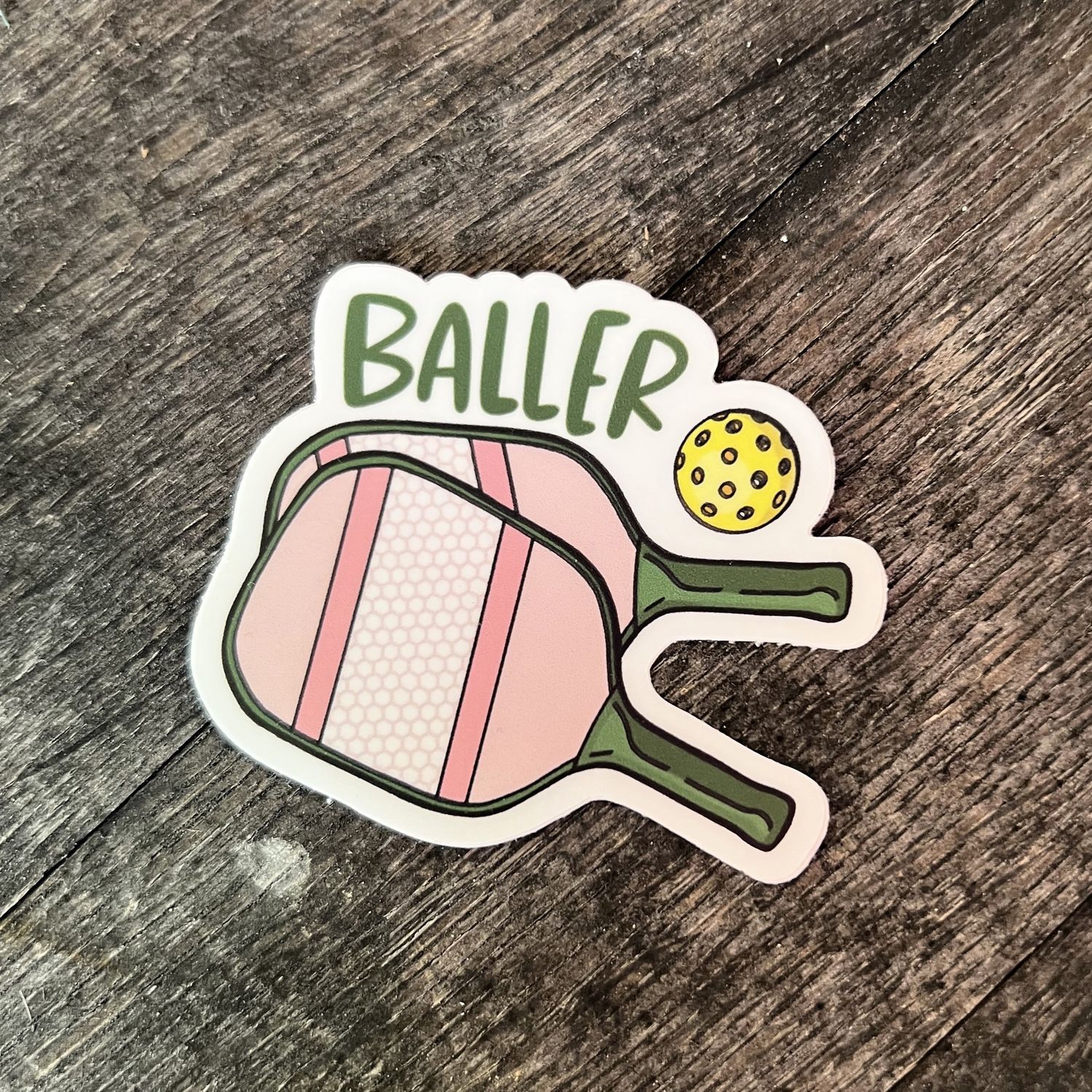 Pickleball Sticker