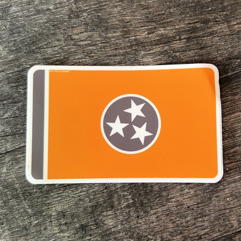 Tennessee Orange Flag Sticker