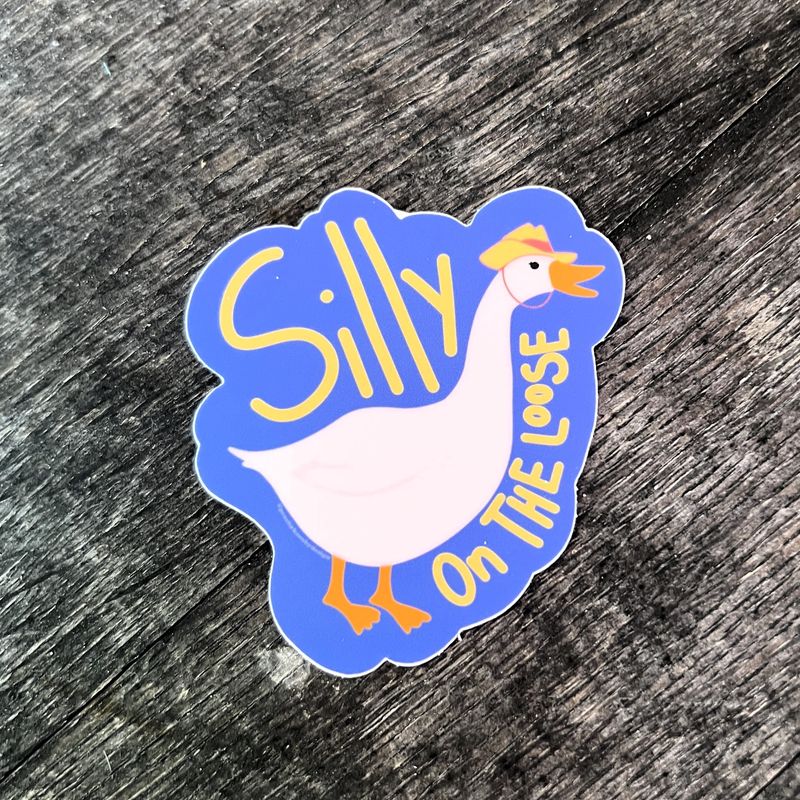 Silly Goose Sticker