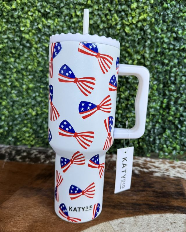 American Bows 38 oz Tumbler with Handle