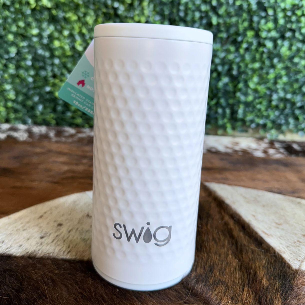 Golf Ball Skinny Can Cooler