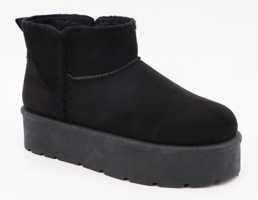 Stitched Ugg Inspired Boots, Size: 5.5