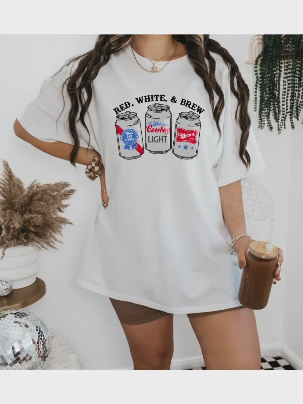 Red White &amp; Brew  - Comfort Colors, Size: Small