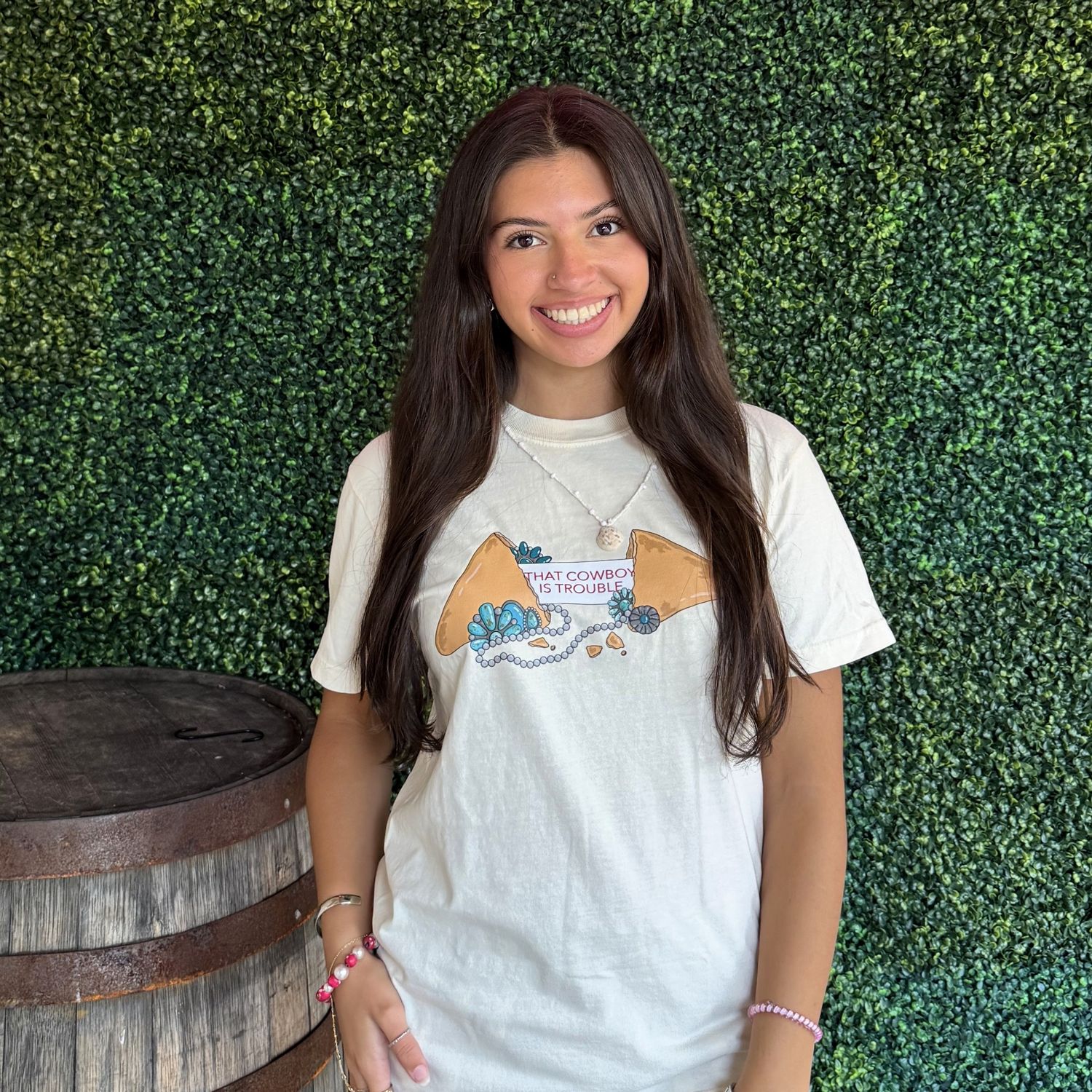Cowgirl Western Graphic Tee, Size: Small