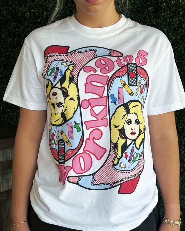 9 To 5 Teaching Boots Tee