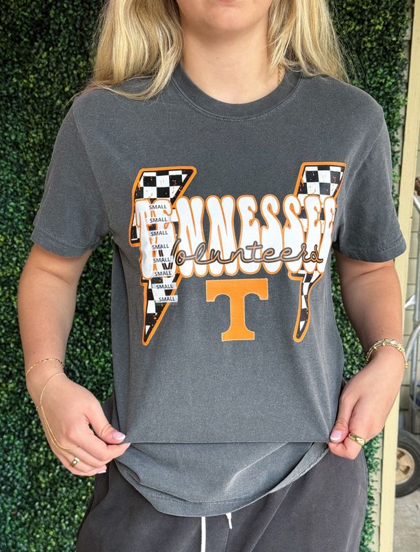 TN Checkered Bolts Graphic Tshirt
