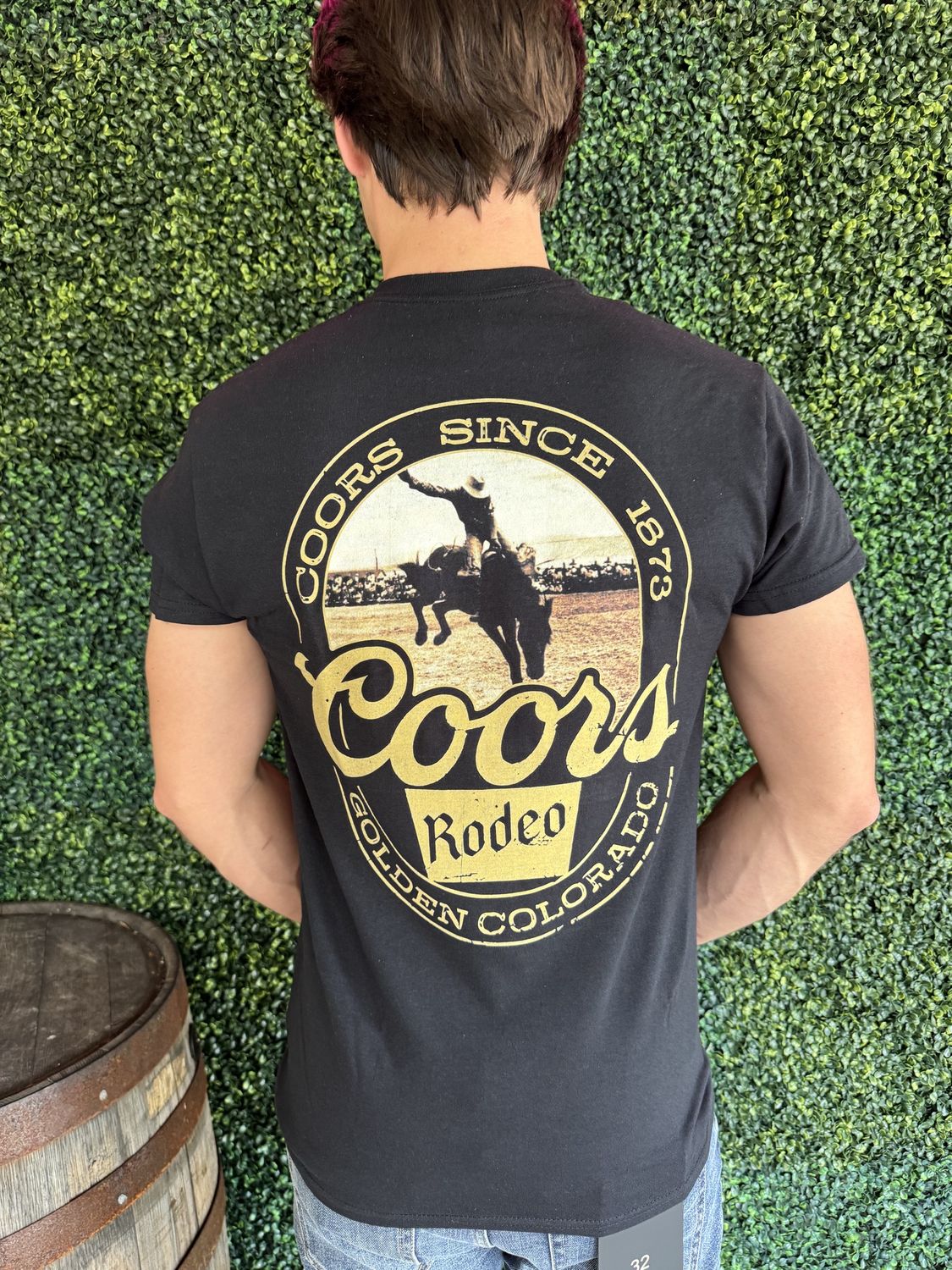 Coors Banquet Retro Shirt Unisex Cowboy Western Rodeo Tee, Size: Small