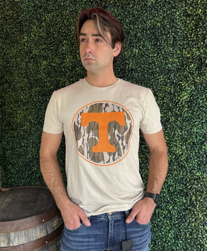 Bottomland Camo Tennessee Orange Graphic T-Shirt