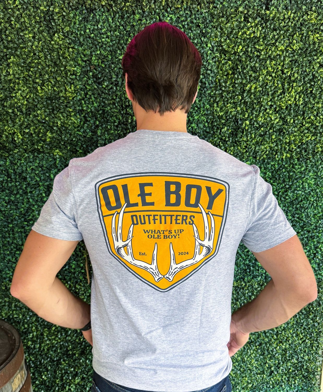 Ole Boy Deer Antler Tee, Size: Small