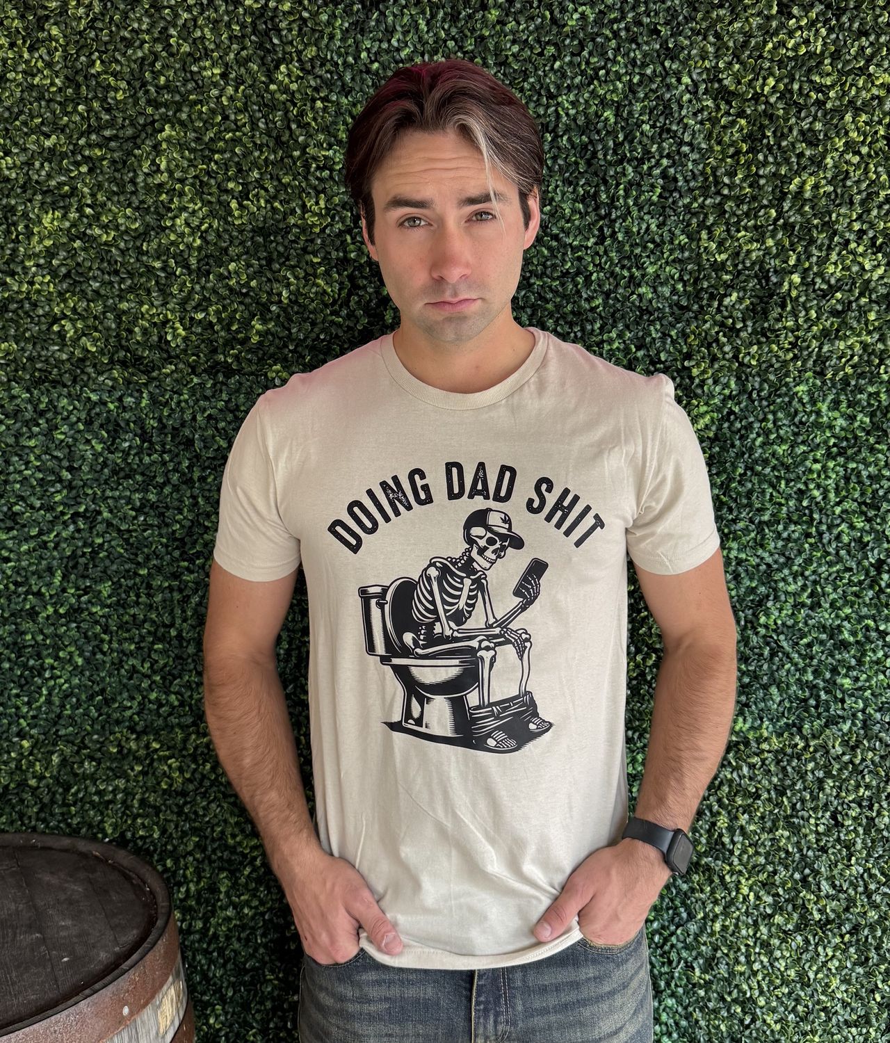 Doing Dad Sh*T Men Graphic T-Shirt, Size: Small