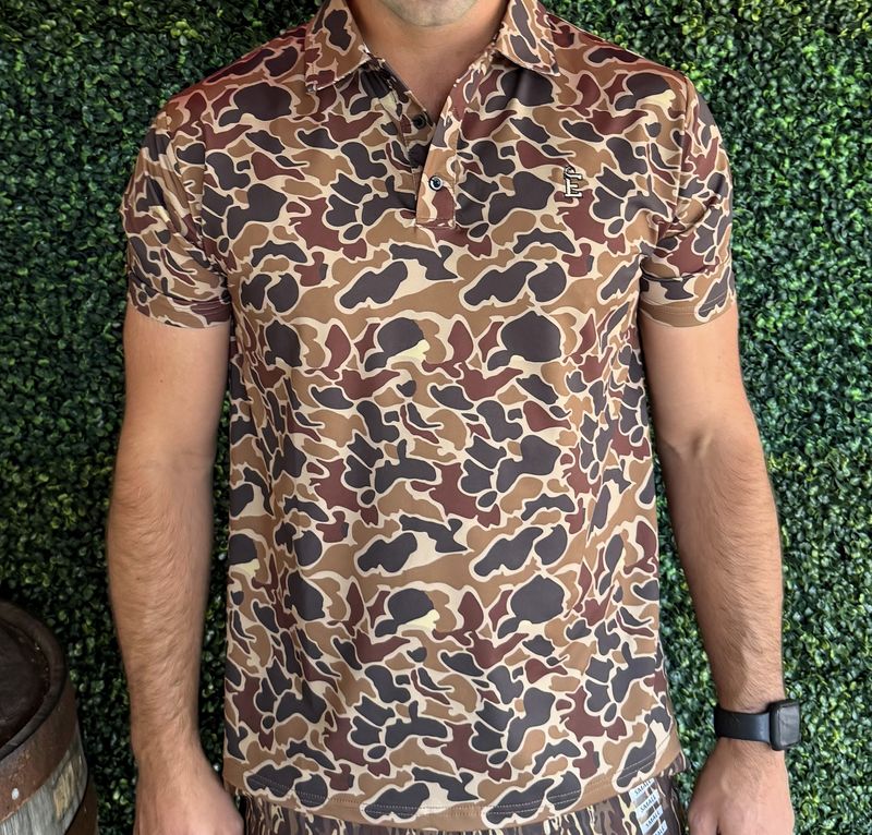 Duck Camo Golf Polo