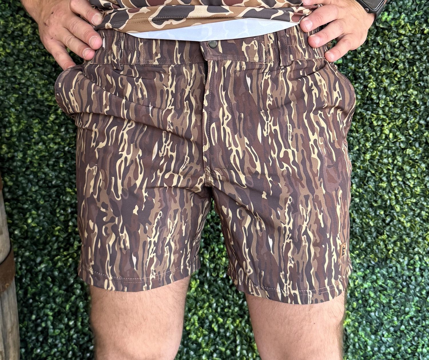 Ranch &quot;All Day&quot; Shorts, Color: Brown Ranch, Size: Small