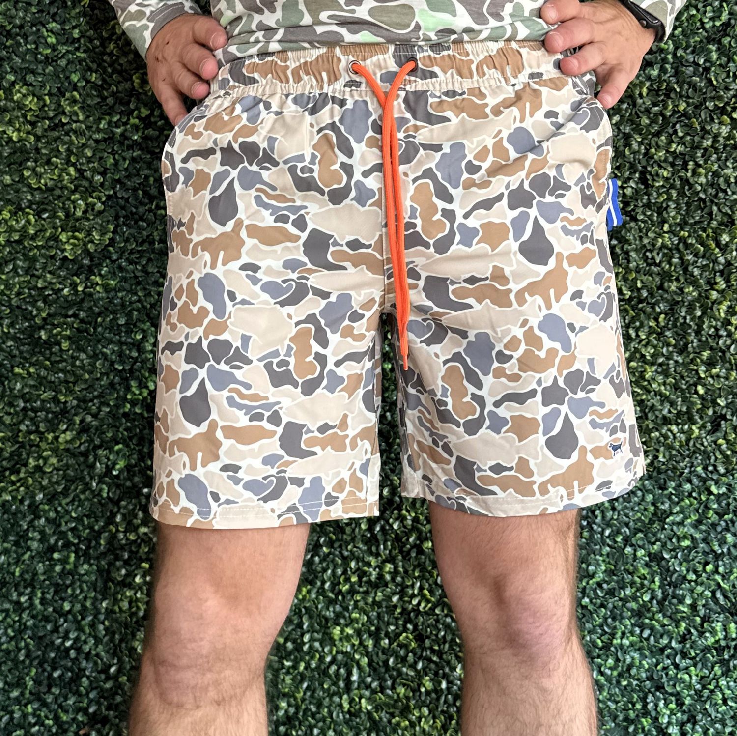 Camo Swim Shorts-Simply Southern, Size: Small