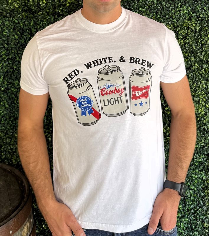 Red White &amp; Brew  - Comfort Colors