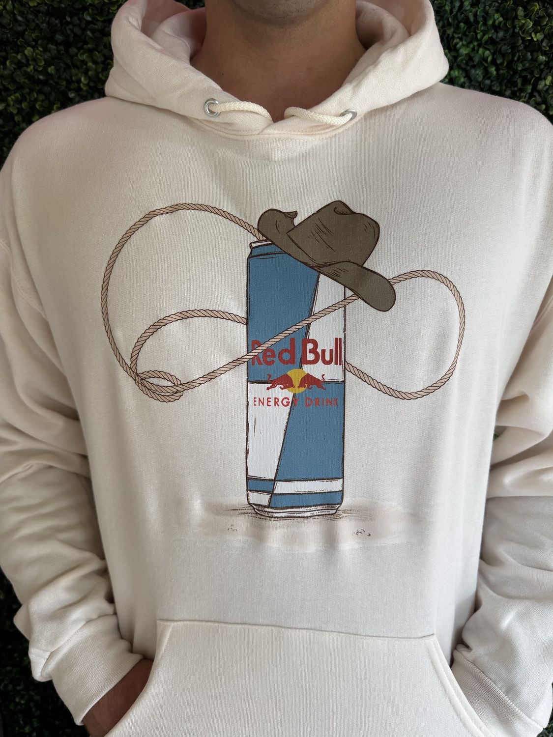 Red Bull Cowboy Western Hoodie Unisex, Size: Small