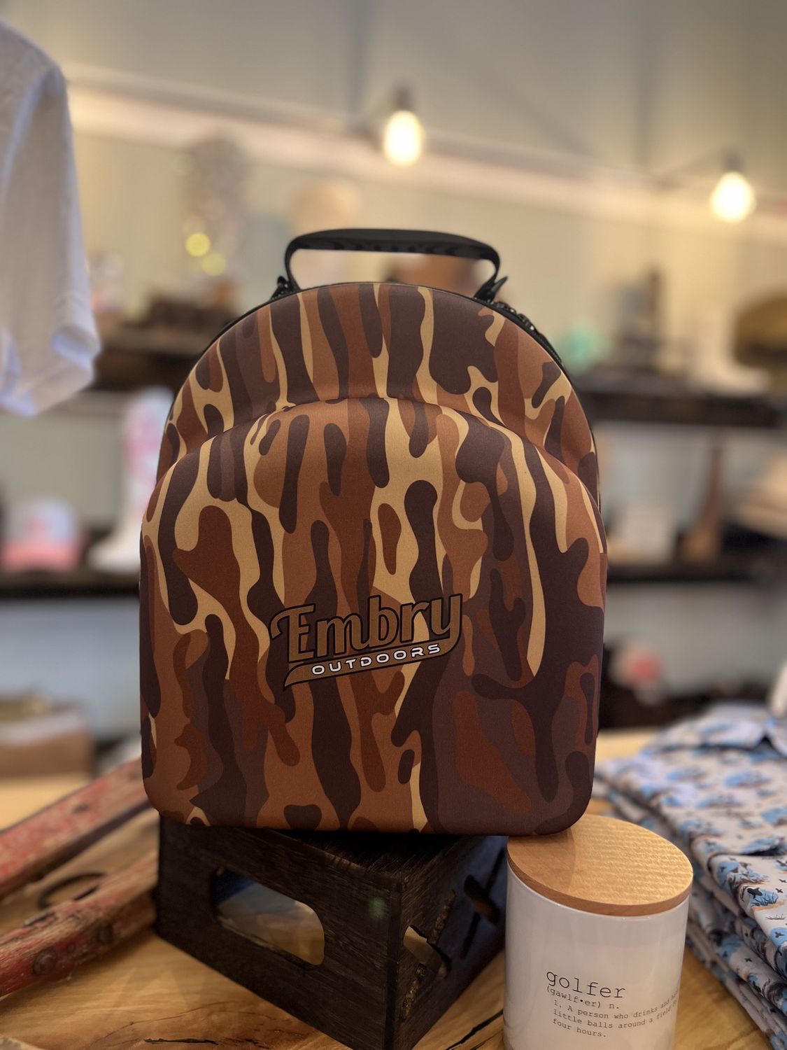Brown Ranch Hat Case