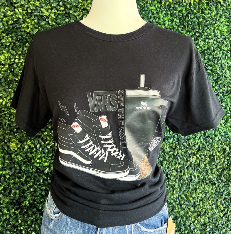 Checkered Shoes &amp; Cups Western Graphic