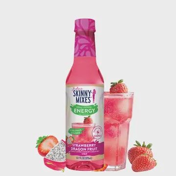 Sugar Free Strawberry Dragon Fruit Energy Syrup - 375ml