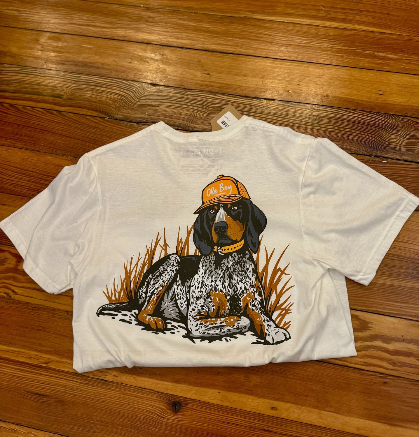 Ole Boy Coonhound Tee, Size: Small