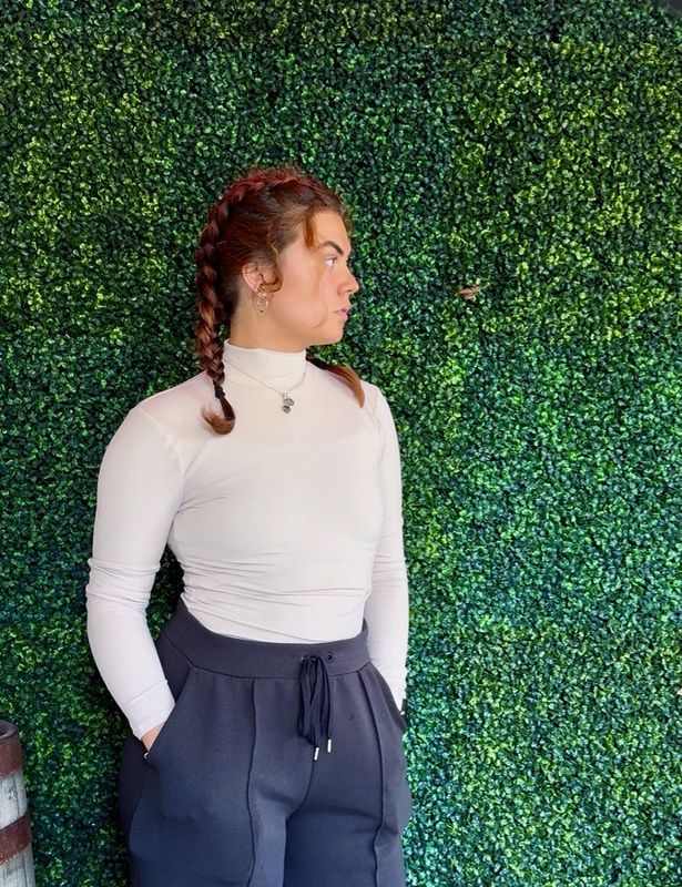 Mock Neck Long Sleeve Bodysuit