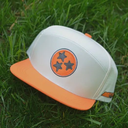 Tennessee Tri-Star Hat, Color: Orange and White