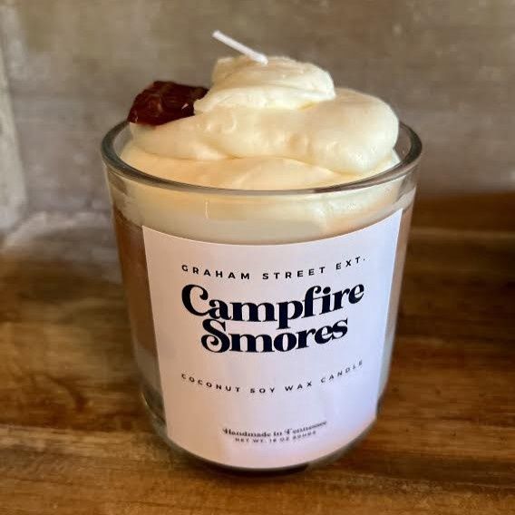 Campfire Smores Dessert Candle