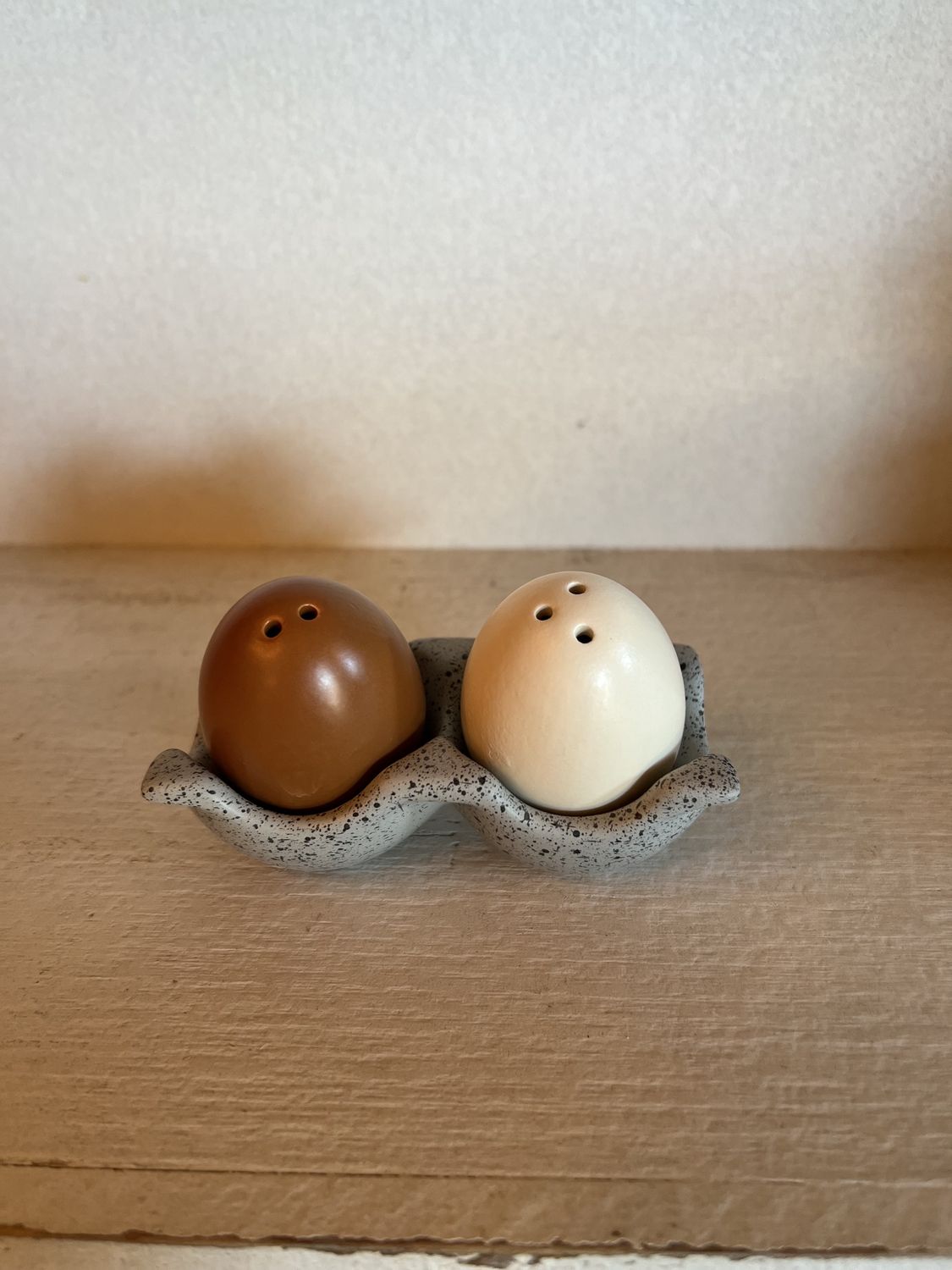 Fresh Eggs Ceramic Salt and Pepper Shaker