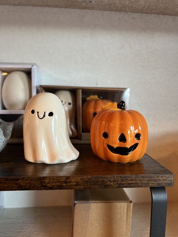 Spooky Friends Ceramic Salt &amp; Pepper Shakers