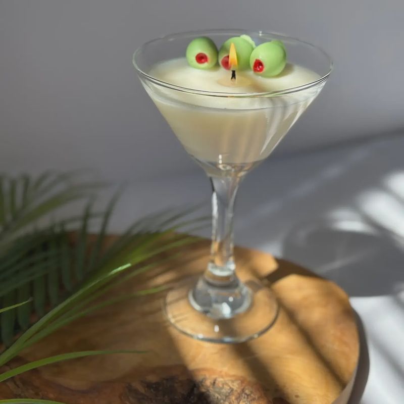 Dirty Martini Candle