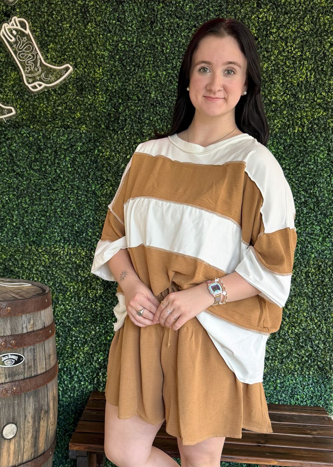 The Nest Perfect Match Set - Mud Ivory, Size: Small