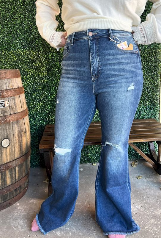 High Rise Flare Jeans