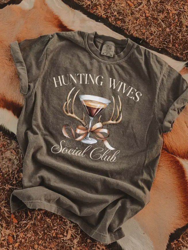 Hunting Wives Social Club Tee, Size: Small