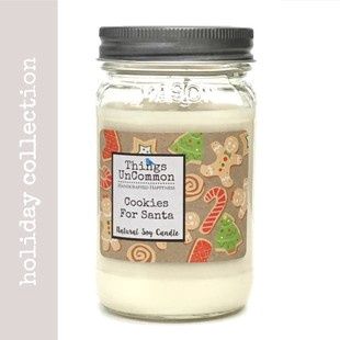 Christmas Candles Things Uncommon, Fragrance: Cookies For Santa
