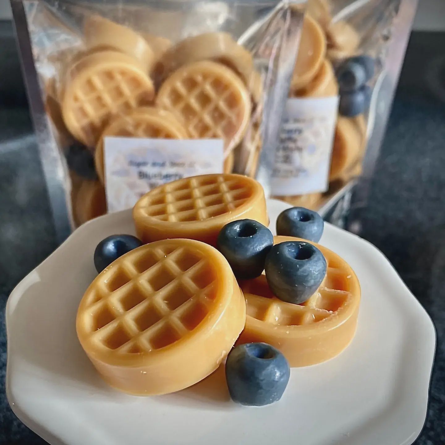 Blueberry and Waffle Wax Melts / Food Like Wax Melts